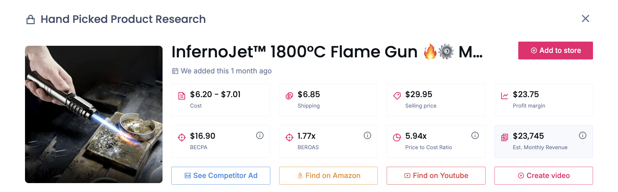 InfernoJet 1800°C Flame Gun